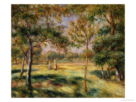 The Glade, 1895 - Pierre Auguste Renoir Painting